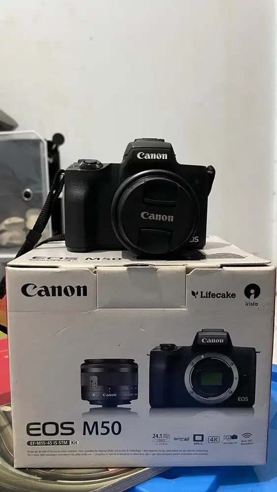 Canon EOS M50 bonus lensa KIT