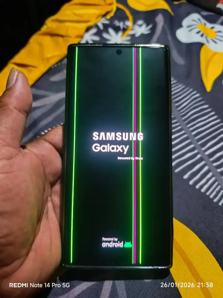 Samsung S22 ultra 12/256 ex inter sinyal all operator minus lcd garis