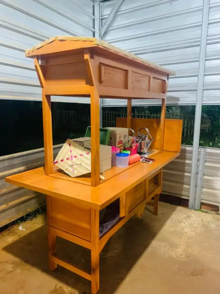 Gerobak Angkringan Bakso Mie Ayam PeceL Bubur Sate Martabak Ronde dlL