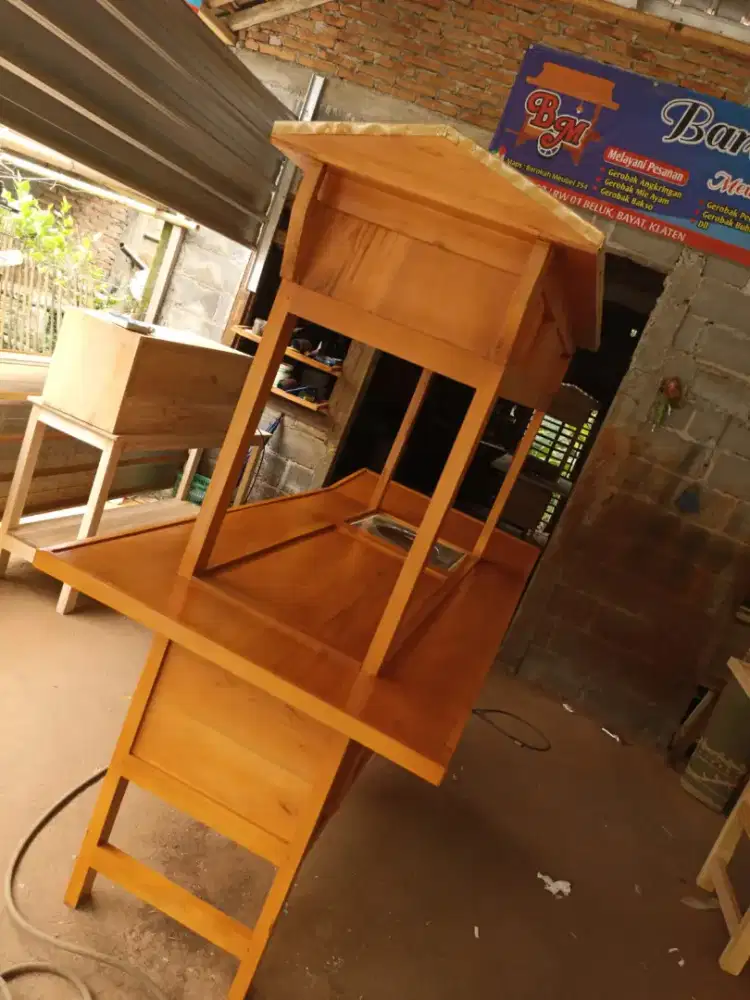 Gerobak Angkringan Bakso Mie Ayam PeceL Bubur Sate Martabak Ronde dlL