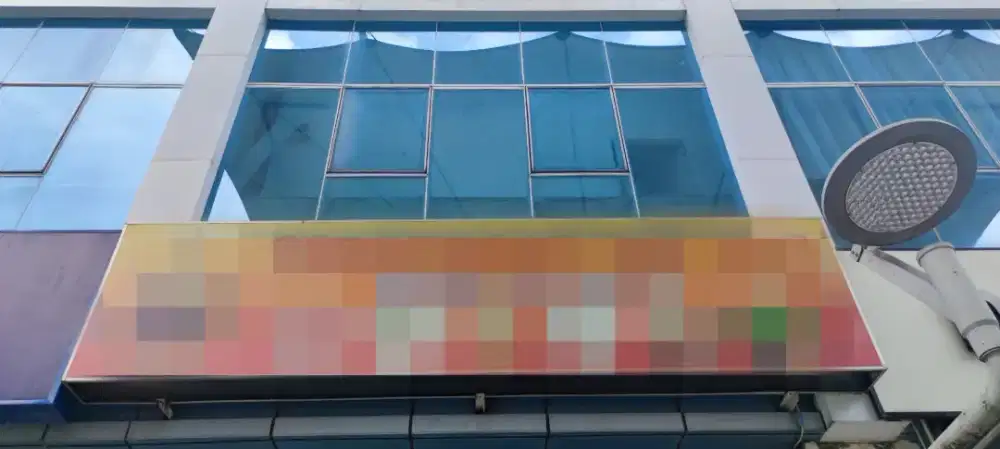 Papan Merek Neon Box 4x1 Meter, Lampu Baru