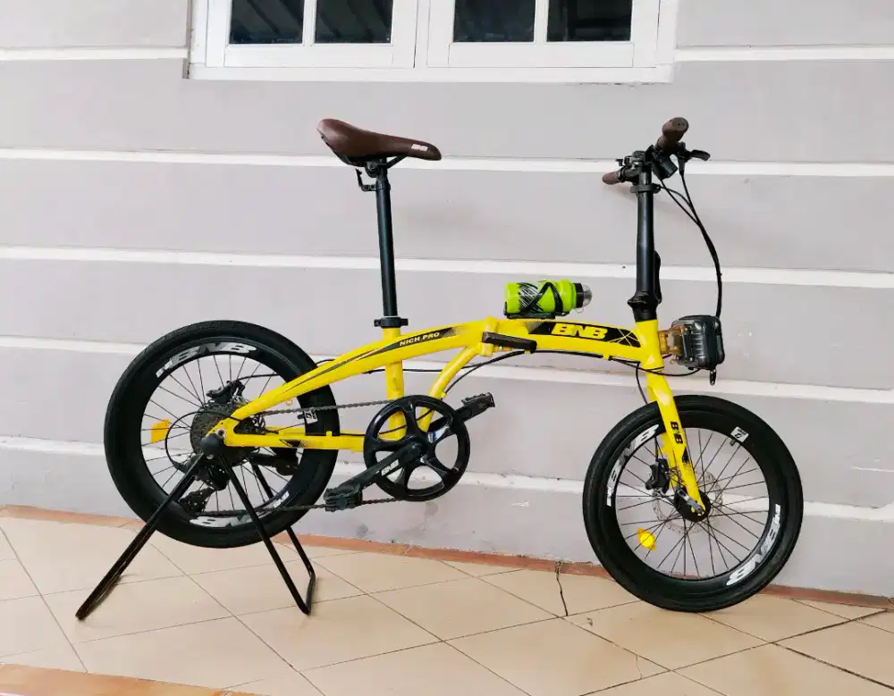 Sepeda lipat merek BNB nich pro uk'20 alloy hrg 1,2jt net