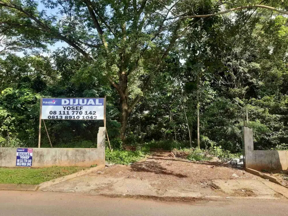 Di jual kavling depan jalan raya villa golf raya cipondoh tangerang