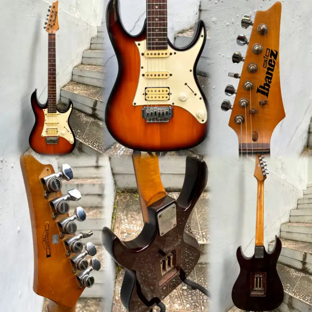 GITAR BEKAS IBANEZ GIO GRX-40 SUNBURST ORIGINAL