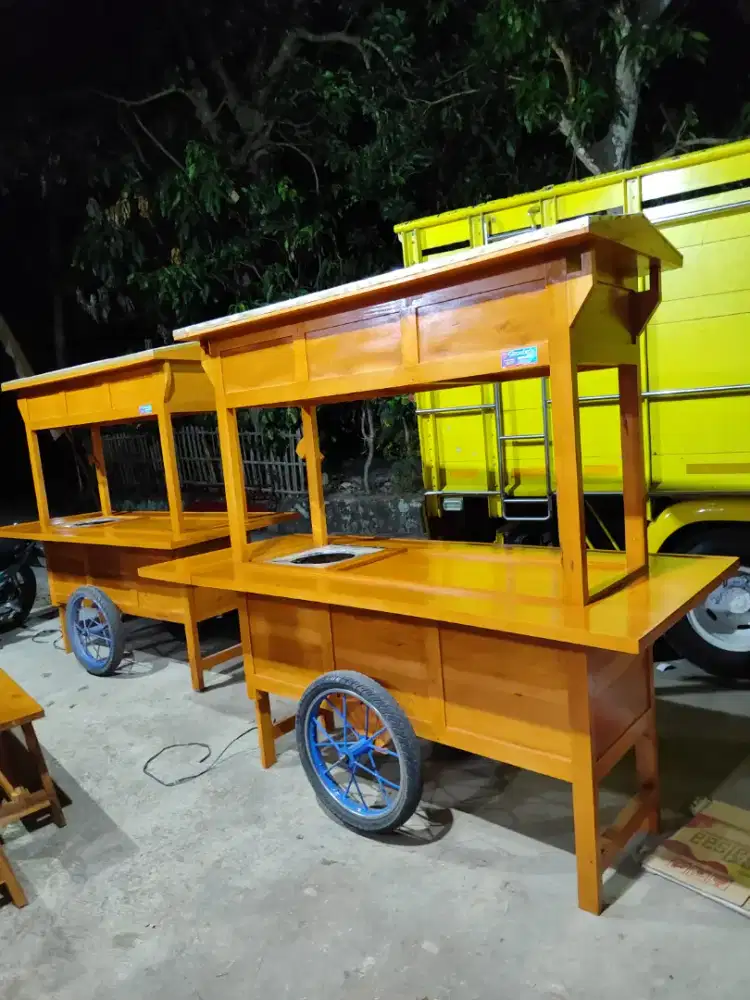 Jual Gerobak Angkringan, Bakso, Mie Ayam, Bubur, Sate, Soto, Pecel dll