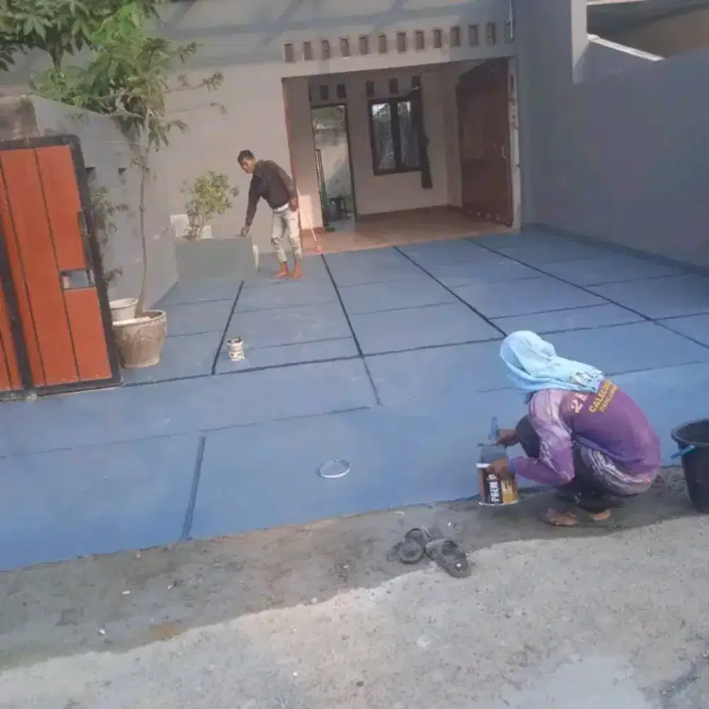 tukang bangunan dan cat