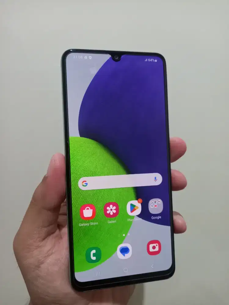 Samsung Galazy A22 Ram 6/128Gb Lte Batangan normal