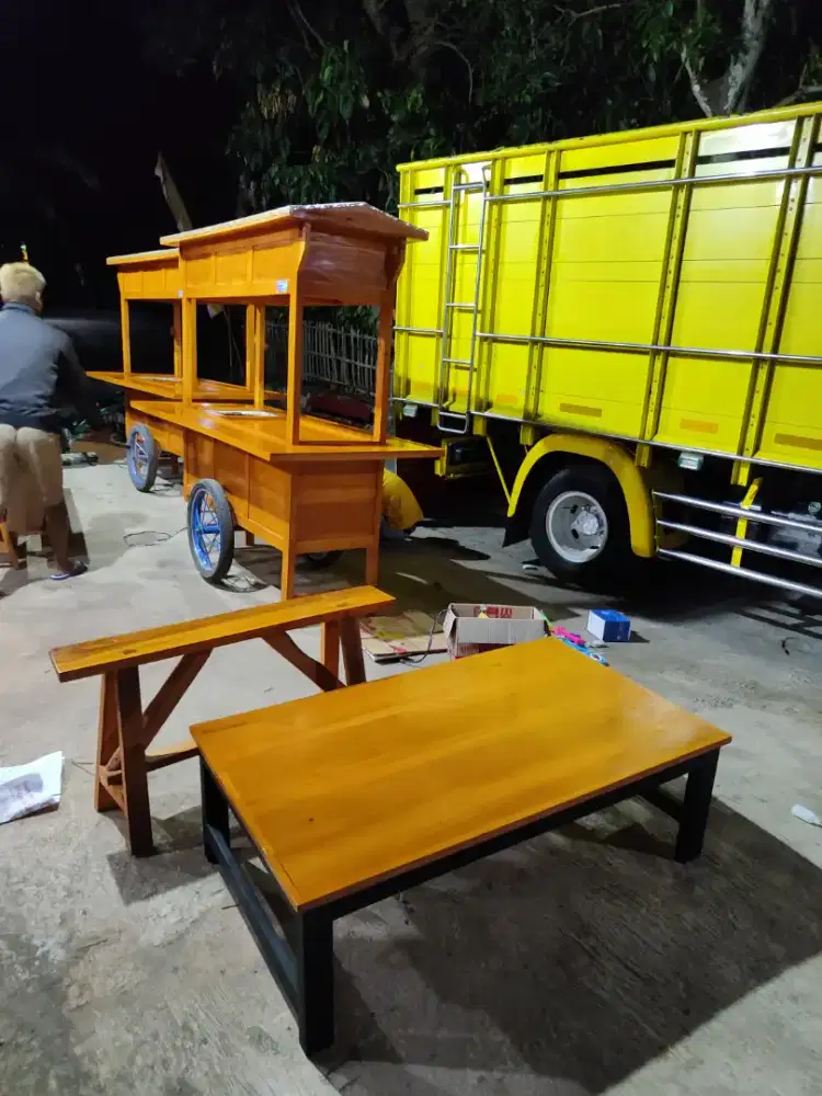 Jual Gerobak Angkringan, Bakso, Mie Ayam, Bubur, Sate, Soto, Pecel dll