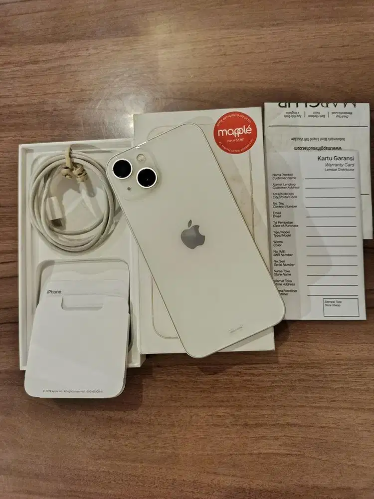 NETT iphone 13 Starlight Garansi Aktif Digimap ibox NETT