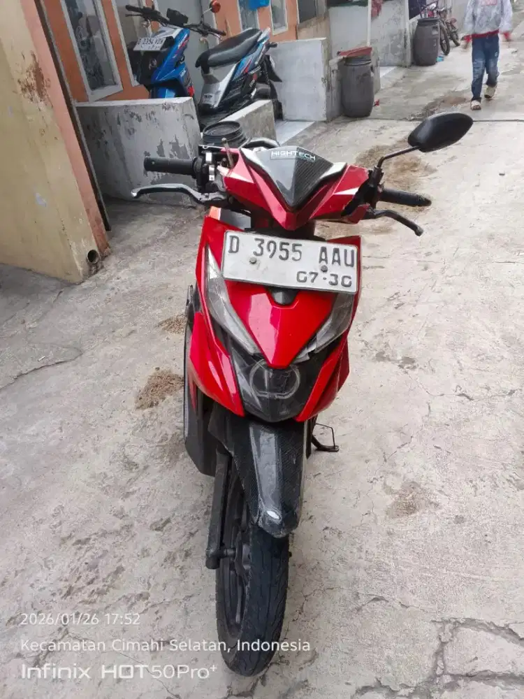 Honda beat tahun 2016 plat d