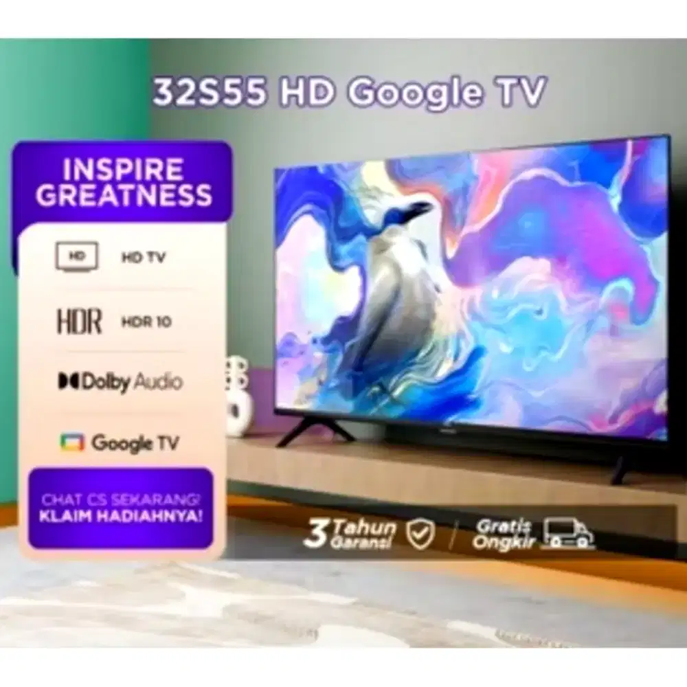 Smart android tv TCL iffalcon 32 inch