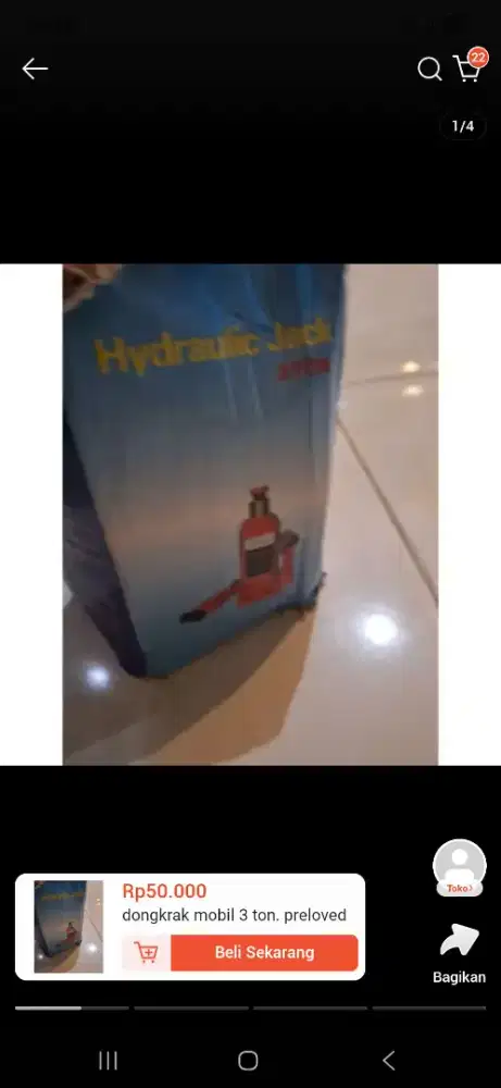 Dongkrak 3 ton sesuai gambar