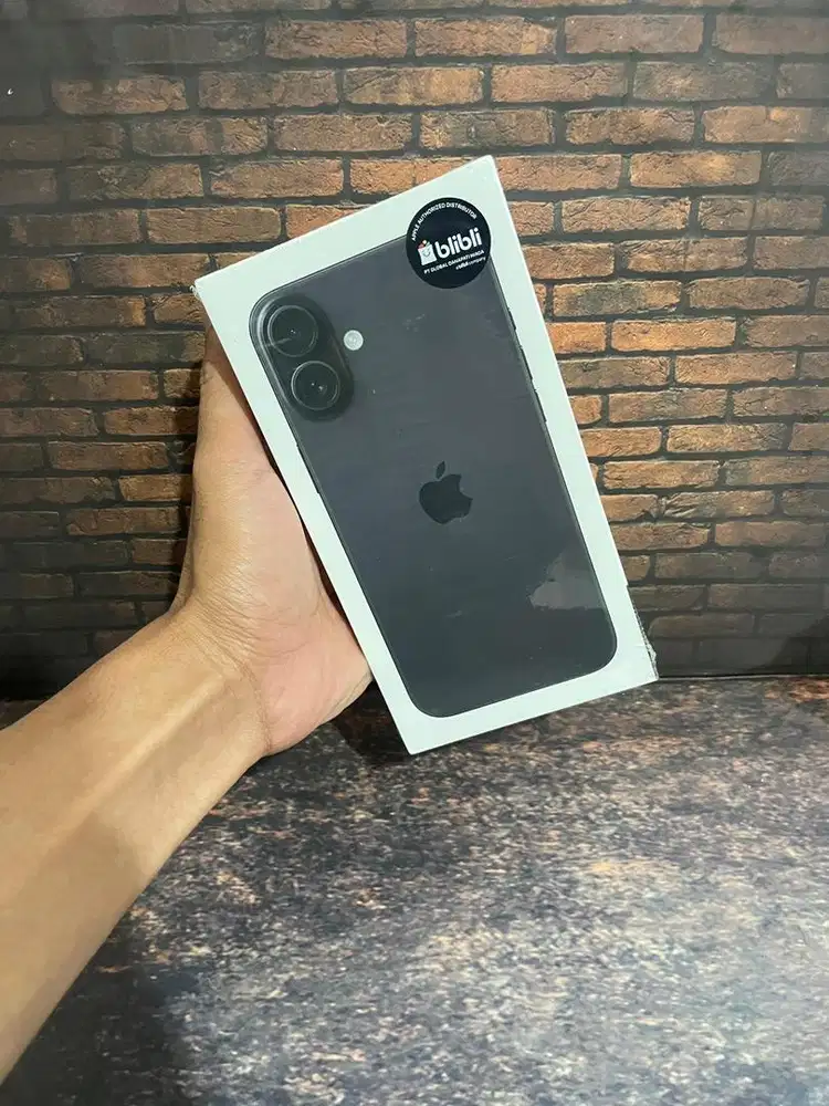 IPHONE 16 PLUS 126 NEW BNIB GARANSI RESMI GDN/BLIBLI SA/A