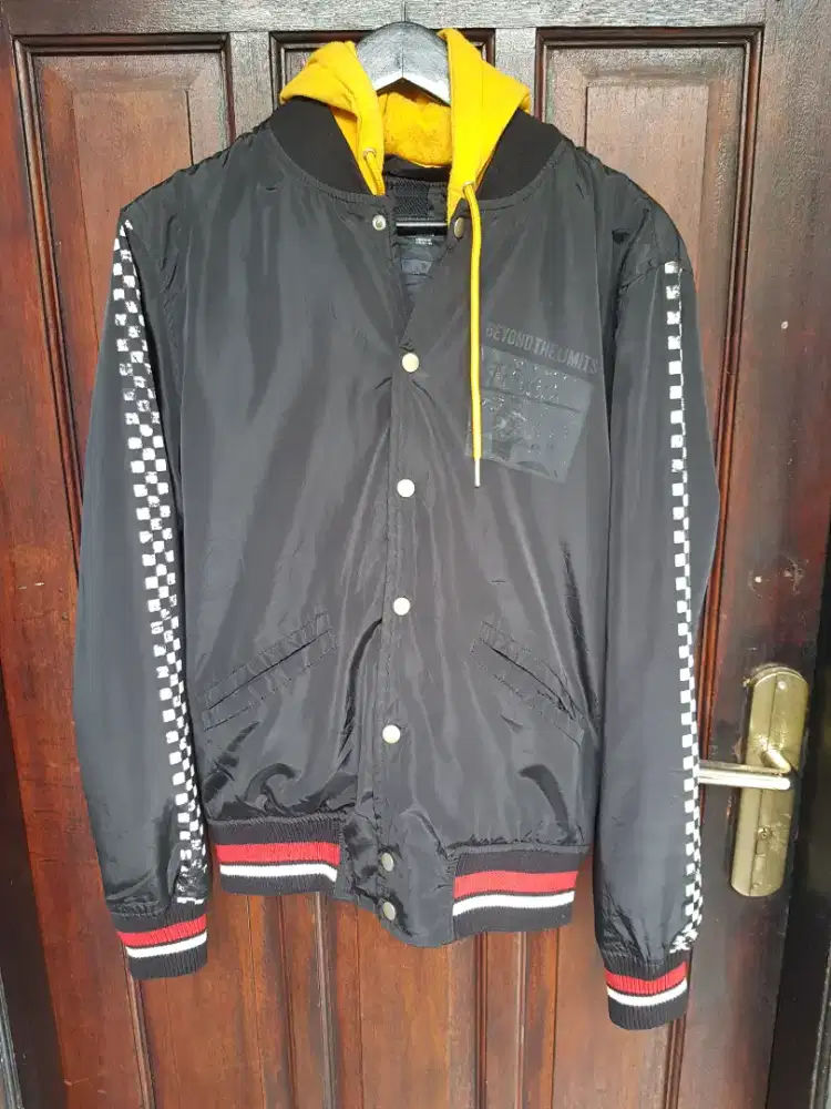 Berskha Varsity Bomber Hoodie Classic Racing