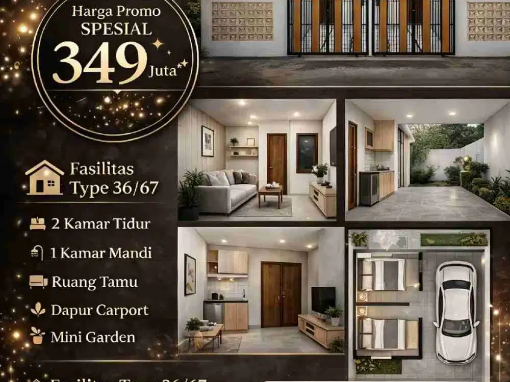 Dijual Rumah Baru Cinunuk  Cluster Modern