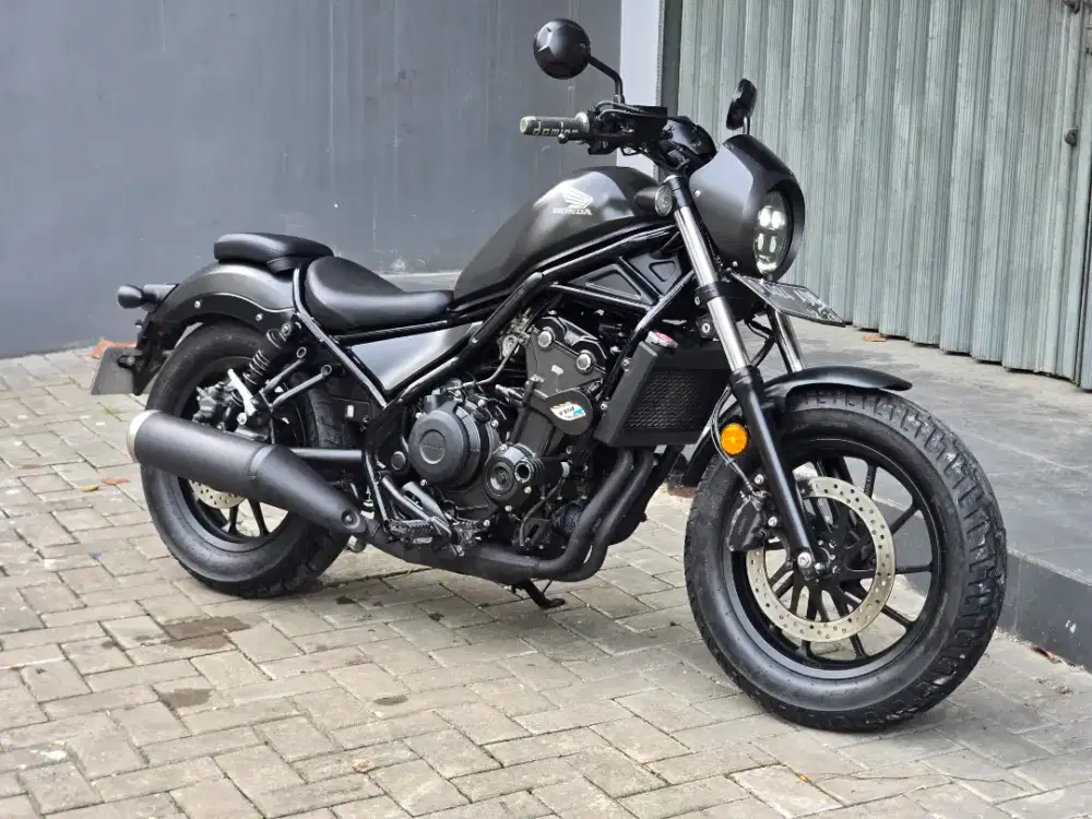 Moge Cruiser Honda Rebel 500/Cmx 500 th 2021 km 2rb Like New Siap Gas