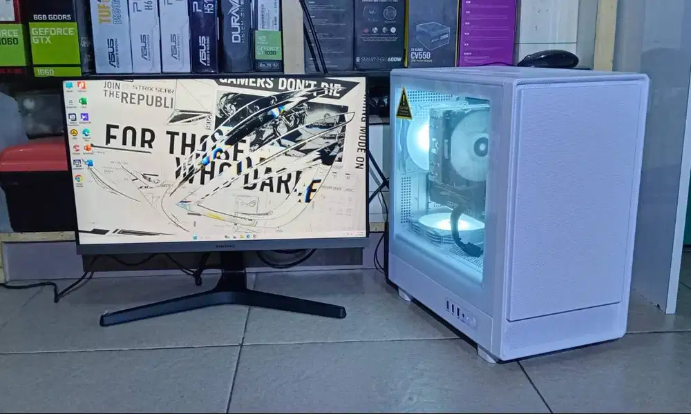 PC Core i5 Gen12 Gaming, Desain Grafis, Dll Fullset Like New