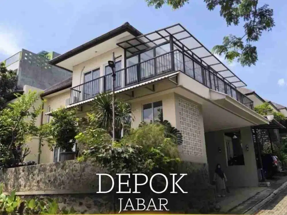 Rumah cantik,hook dijual cepat di Cluster Aruba Resort Depok, bisa KPR. Lingkungan aman nyaman, bebas banjir