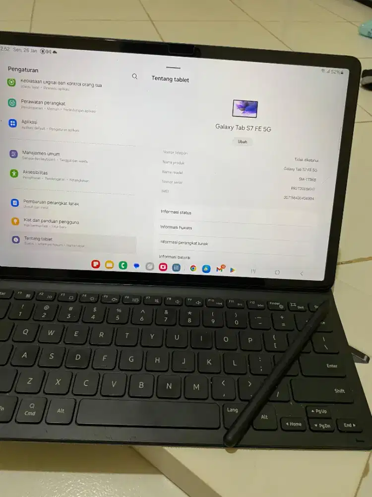 Samsung tab galaxy S7 FE