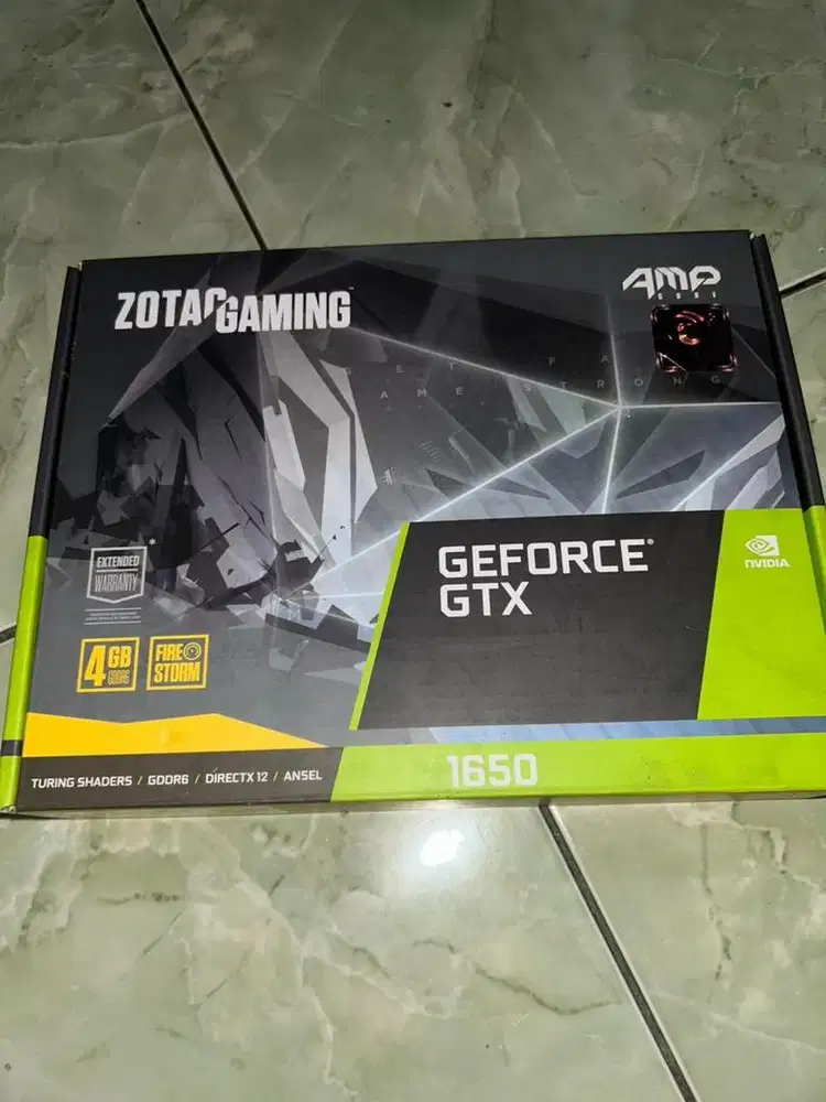 WTS ZOTAC GEFORCE GTX 1650 AMP DDR6 4GB. Garansi off