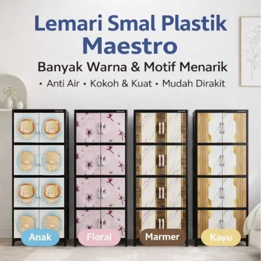 Lemari 4 susun Maestro TBT