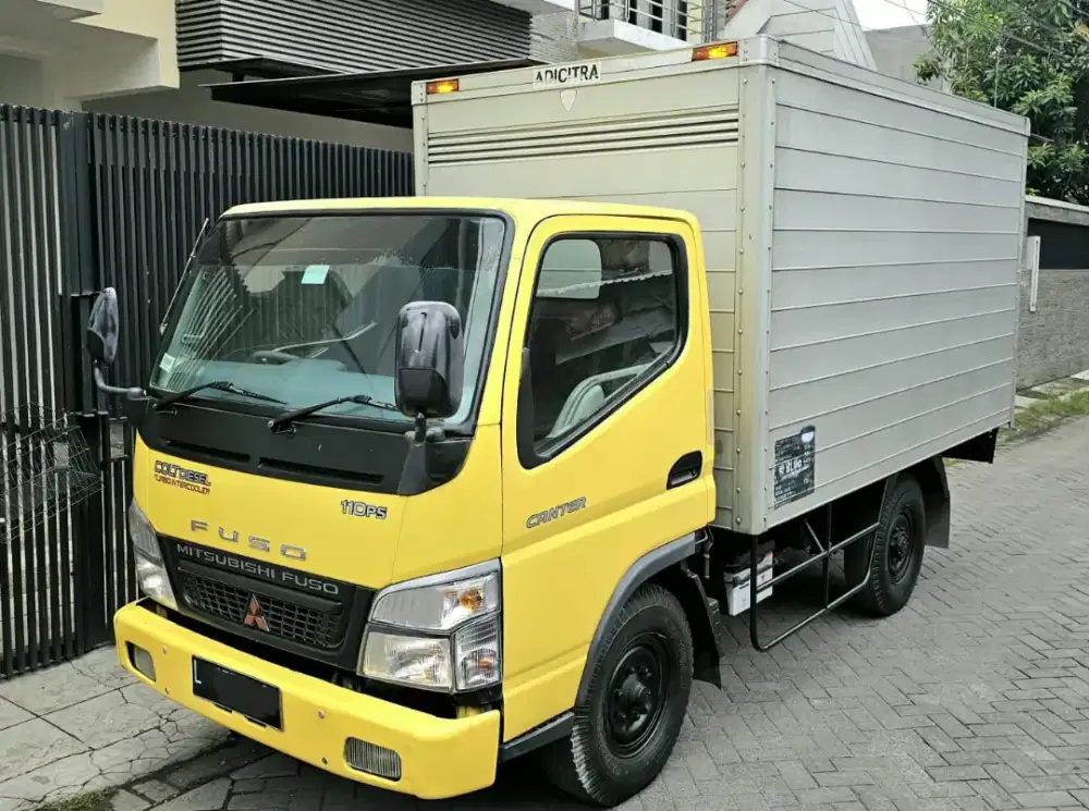 CANTER 110PS engkel BOXTINGGI 12KB KABIN UTUH ORI MESIN SEHAT ISTIMEWA