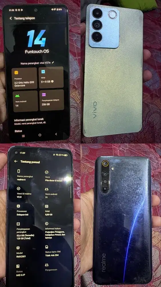 Di jual 2 Hp 3,5 nego tipis-tipis (di jual karna tidak terpakai)