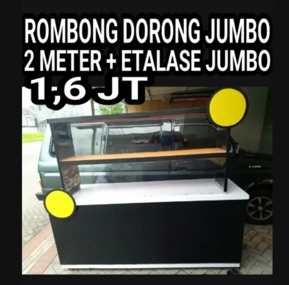 ROMBONG SECOND RASA BARU, PJG 2METER, KAKI ADA RODA HARGA 1,6 JT