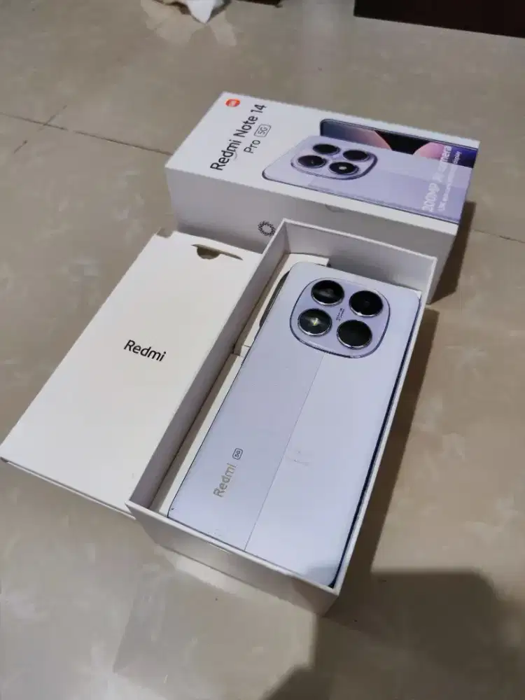 Xiaomi Redmi Note 14 Pro 5G 8/256 Mulus Garansi Aktif
