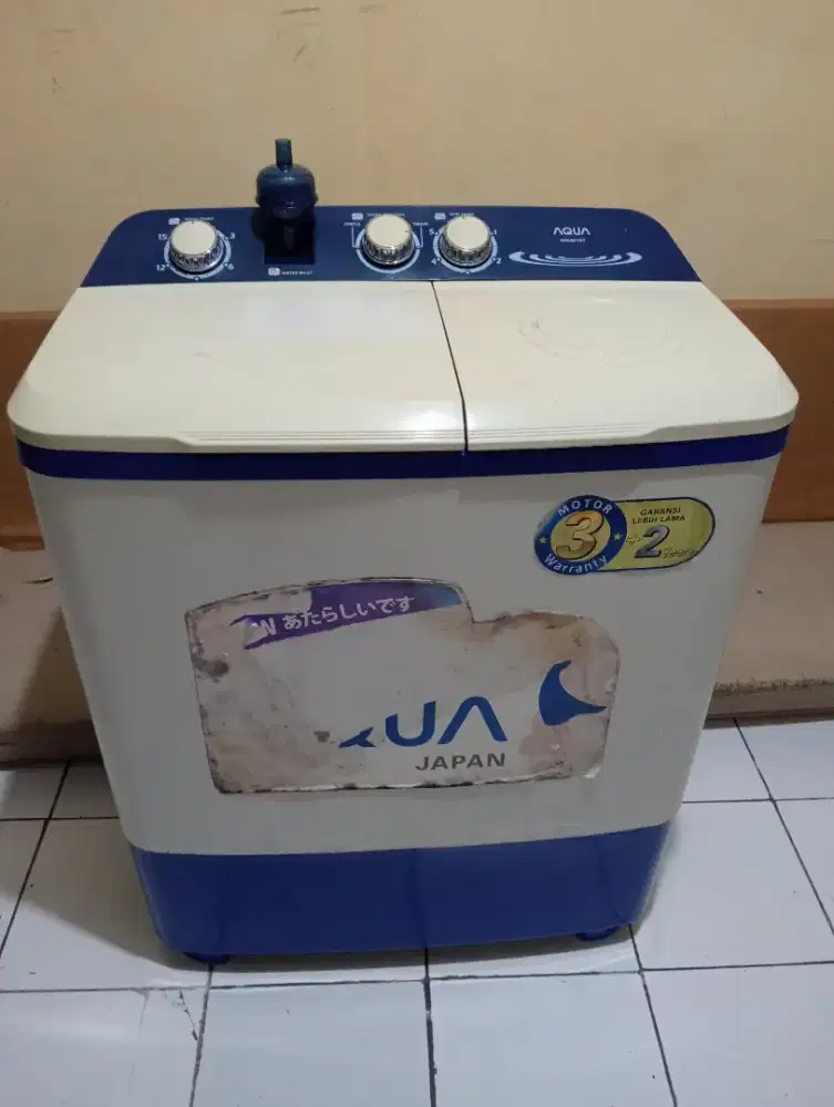 Jual mesin cuci Aqua 8kg normal