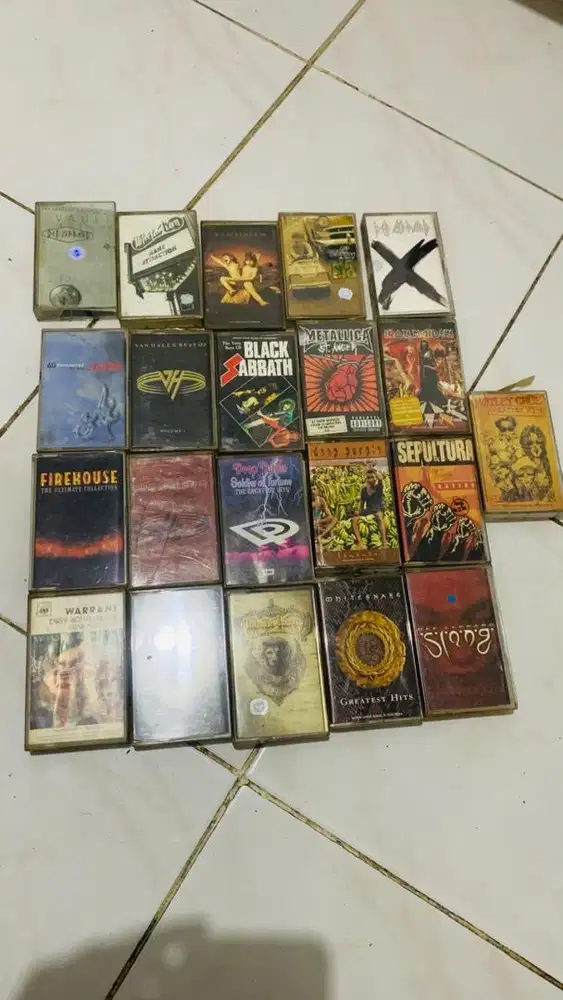 Kaset pita music rock era 90-2000an