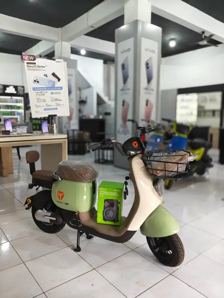 BELI SEPEDA LISTRIK BONUS SPEAKER BLUETOOTH