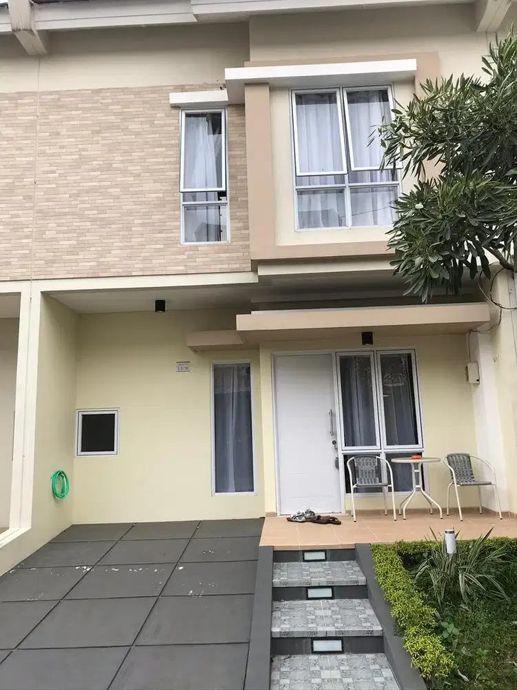 Rumah baru renov full furnished DISEWAKAN