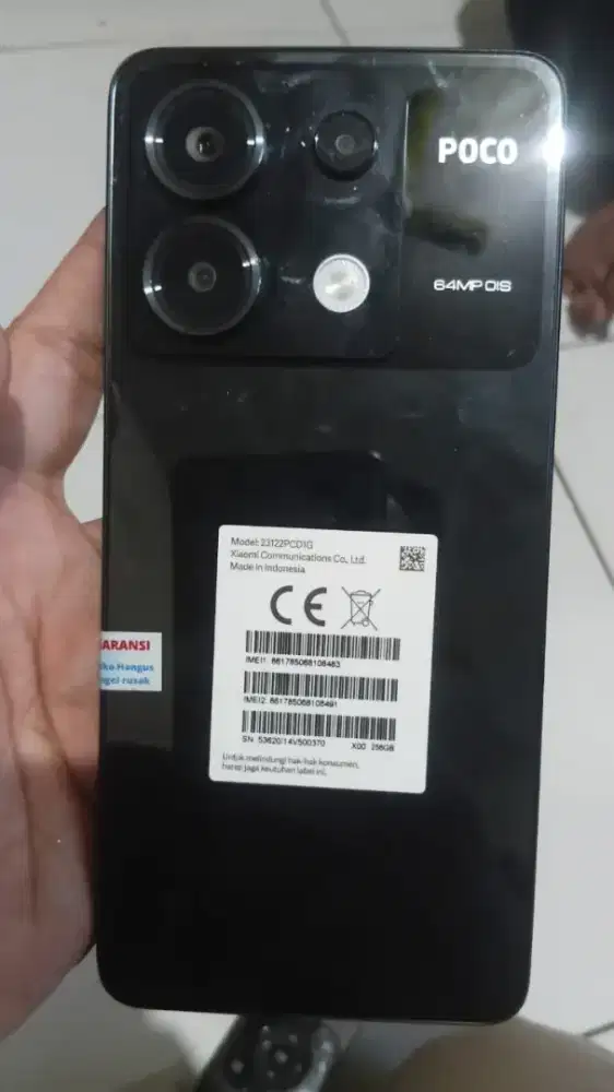 Poco X6 Ram 12/256 fulset mulus