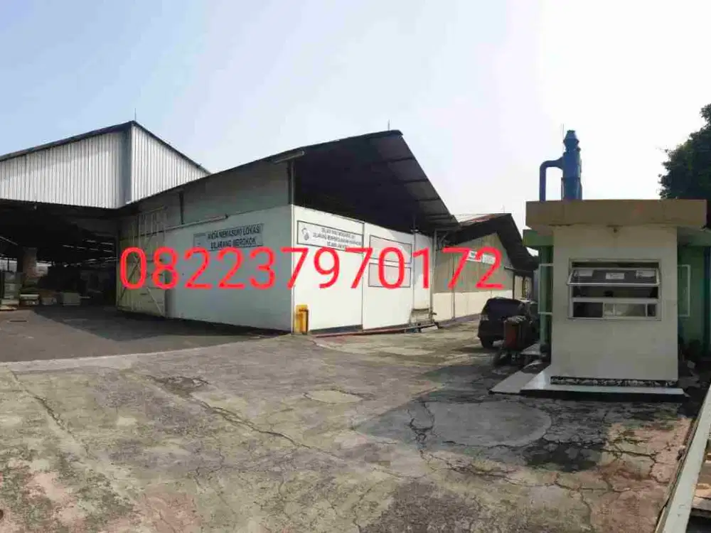 DISEWAKAN GUDANG LUAS STRATEGIS DI JALAN RAYA NAROGONG BEKASI