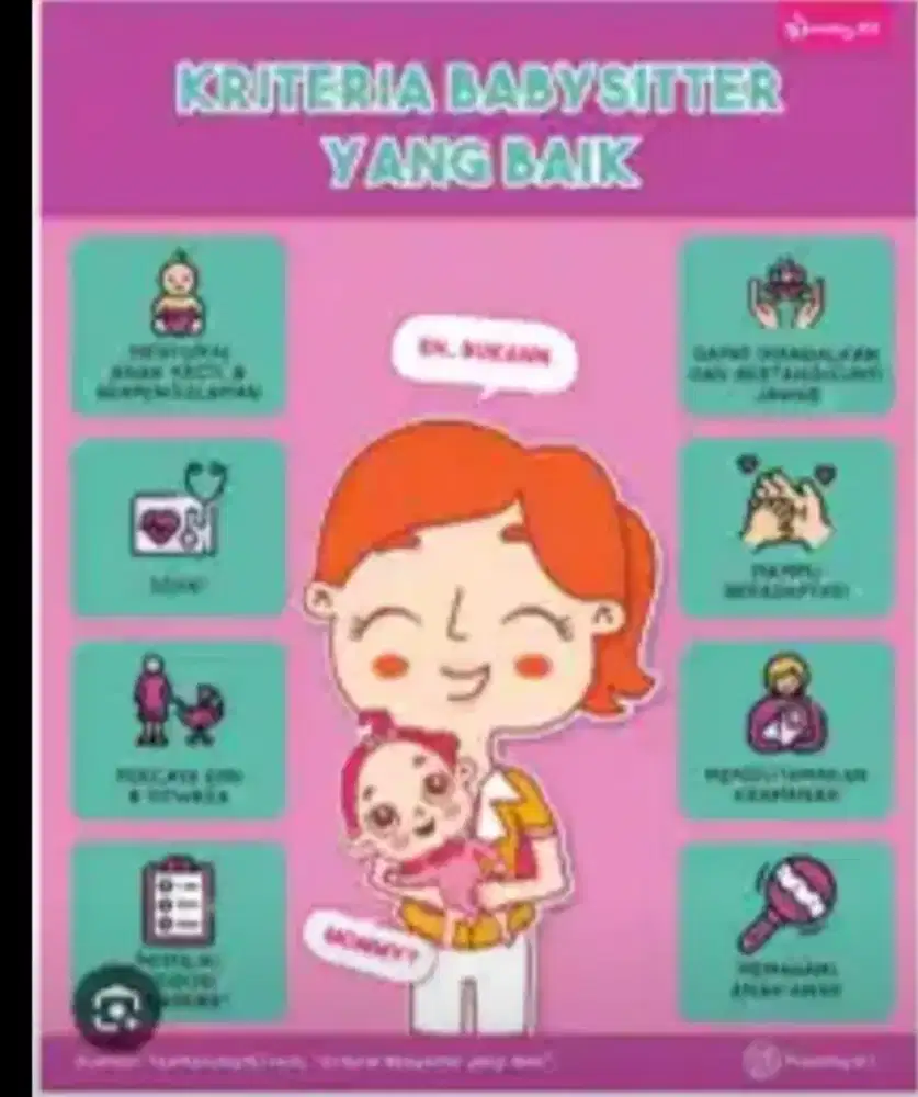 Mencari momong anak usia 2 tahun dan beres2 rumah