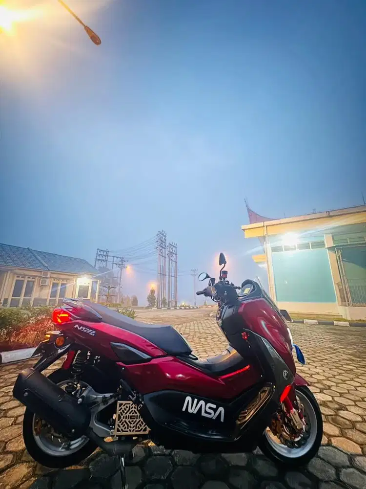 NMAX 2023 Matte Red - Full RCB & Part Ori Lengkap (Mulus & Terawat)