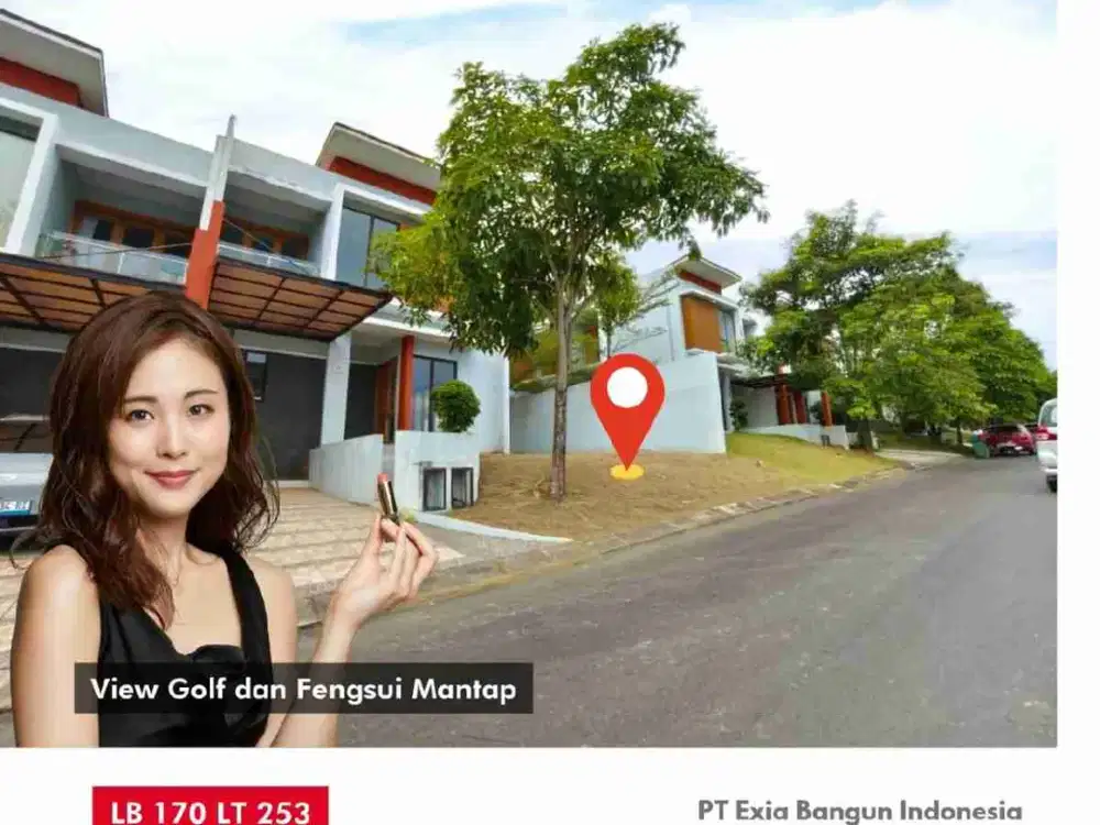 yuk miliki rumah 2lt hook  view golf Agathis 253 M2 Batam centre Batam