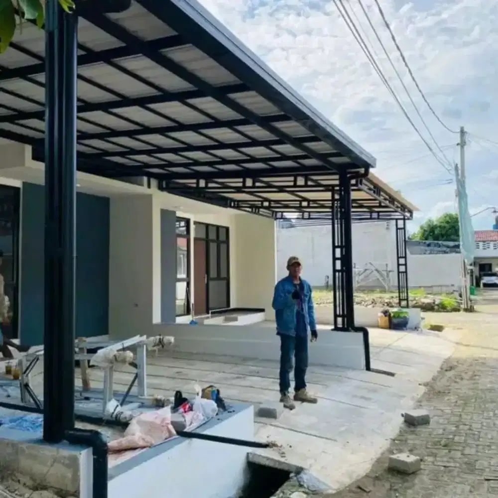 Kanopi dan atap minimalis