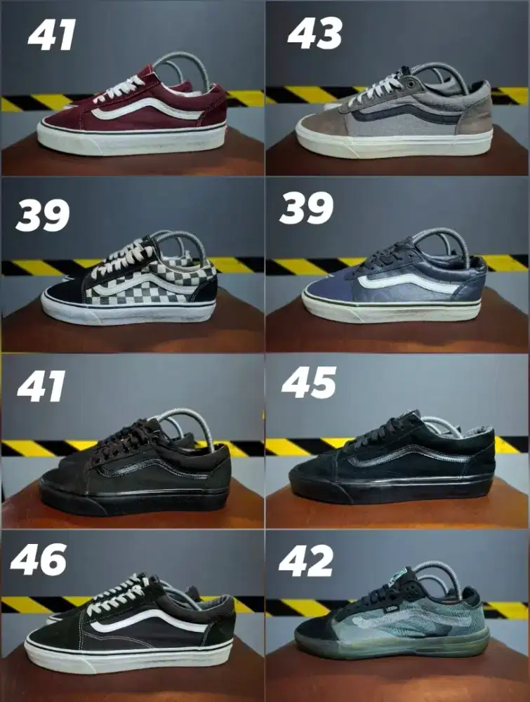 OBRAL!! Sepatu Vans (Old Skool/Authentic/Sk8/Slip On) Second ORIGINAL
