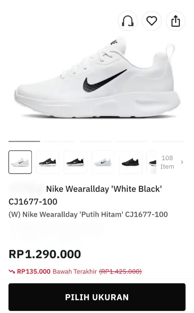 Sepatu nike ori