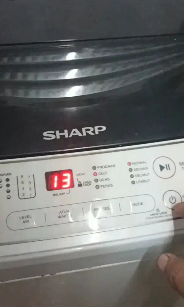 Mesin cuci 1 tabung Sharp