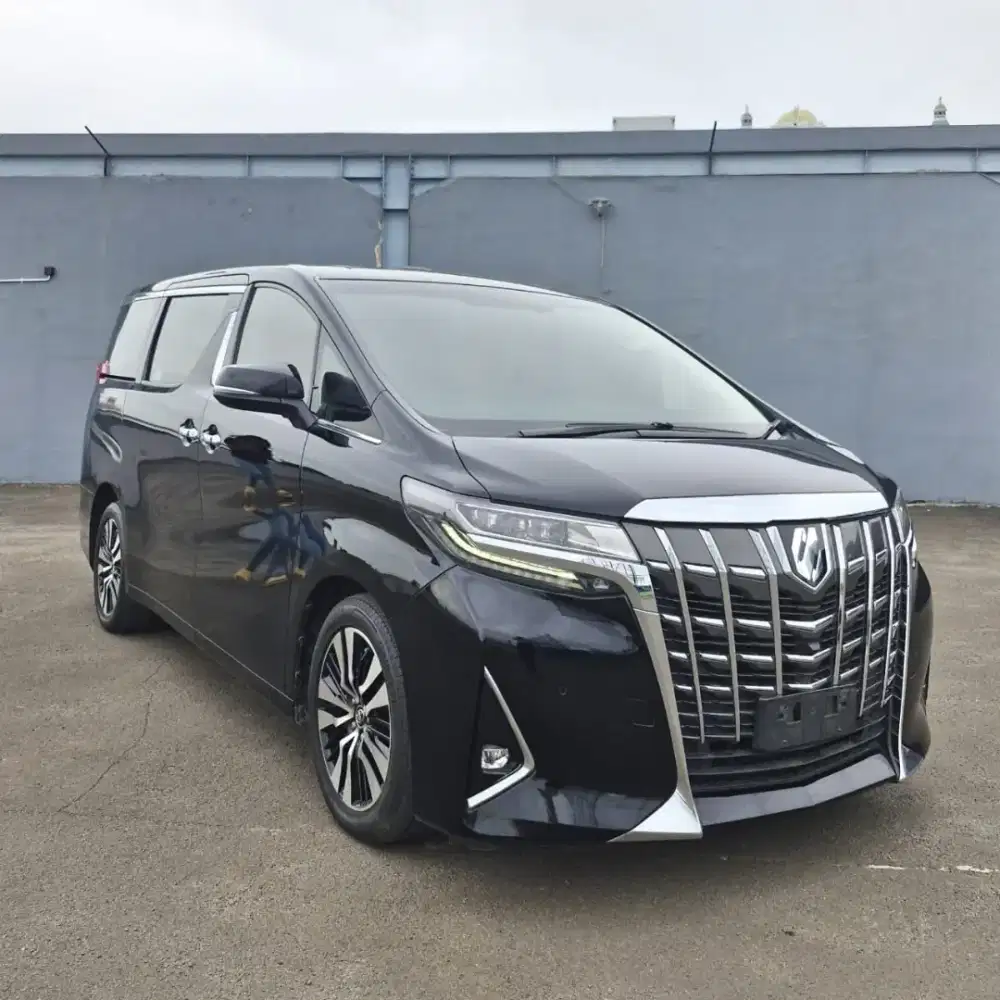 Toyota Alphard G NIK 2018 Black KM 64rb Good Condition