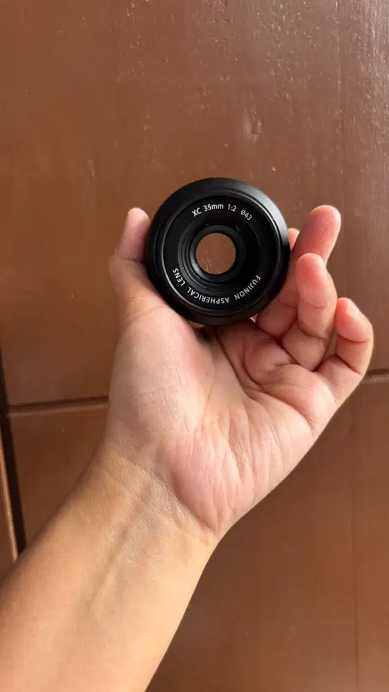 lensa Fujifilm fuji xc 35mm f1:2 mulus