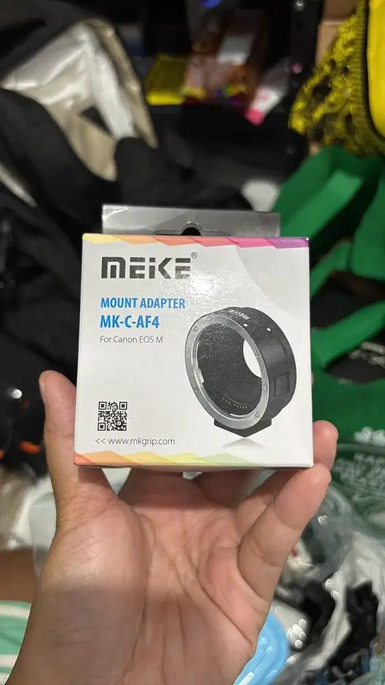 adaptor Meike to canon eos m miroles