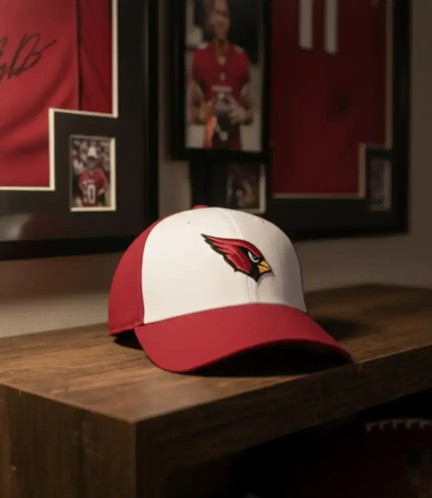 Topi Arizona Cardinals NFL '47 Original Second Warna Putih Merah
