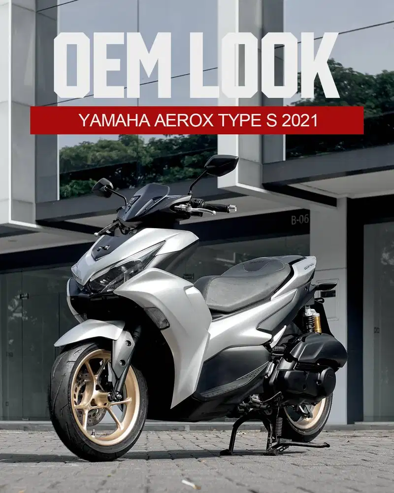Yamaha All New Aerox S Connected ABS Keyless 155 (2021) - Silver