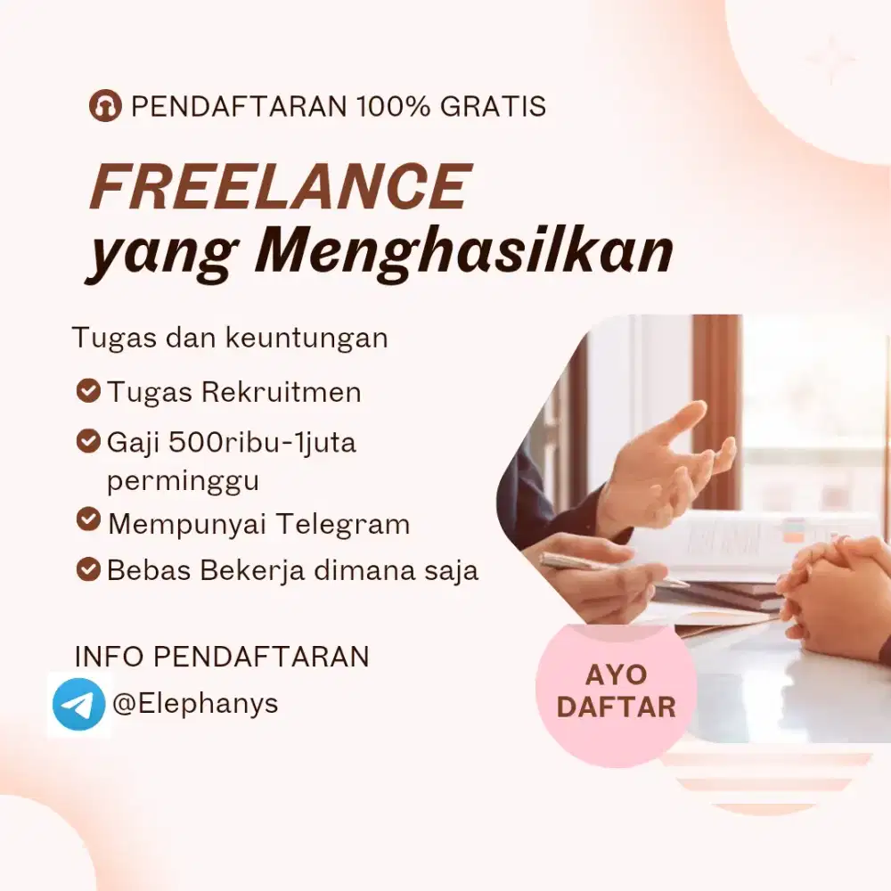 FREELANCE WFH FREE 100%