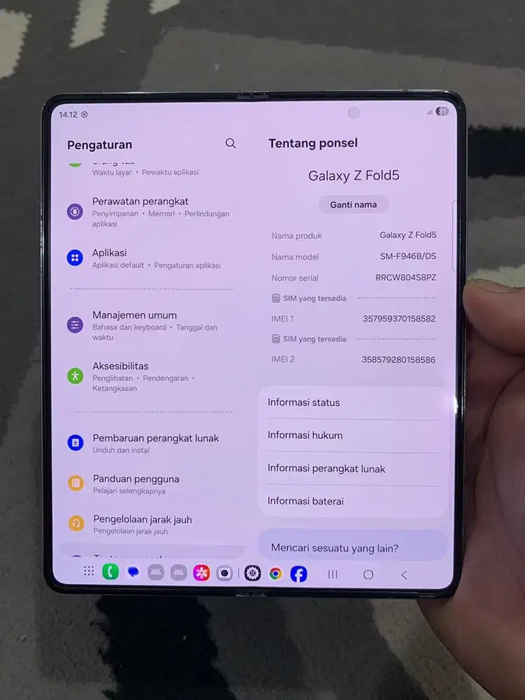 Samsung Z Fold 5 12/256