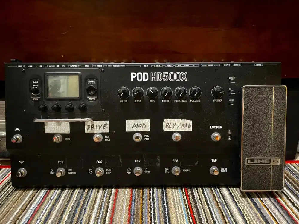 Efek Gitar Line 6 POD HD500X + Gigbag